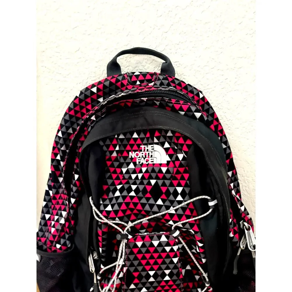 The North Face Jester Backpack Black & Pink Honeycomb Geo Women's